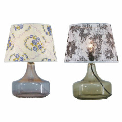 Lámpara de mesa DKD Home Decor 28 x 28 x 40,5 cm Cristal Multicolor 2