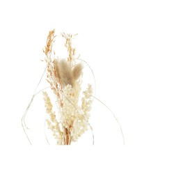 Decoración luminosa DKD Home Decor Metal Cristal Flor 30 x 40 cm 12 x