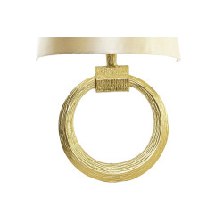 Lámpara de Pared DKD Home Decor Dorado Poliéster Aluminio 220 V 50 W