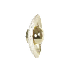 Aplique de Pared DKD Home Decor Dorado Metal 40 W Indio 220 V 40 x 40