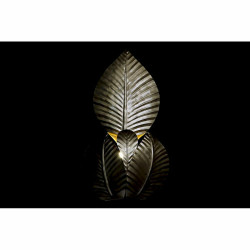 Lámpara de Pared DKD Home Decor Dorado Metal 220 V 50 W Hoja de plant