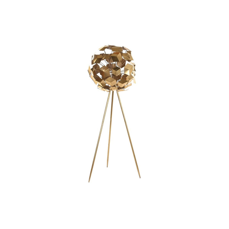 Lámpara de Pie DKD Home Decor Dorado Metal 50 W 220 V 49 x 49 x 134 c Lámpara de Pie DKD Home Decor Dorado Metal 50 W 220 V 49 x 49 x 134 c