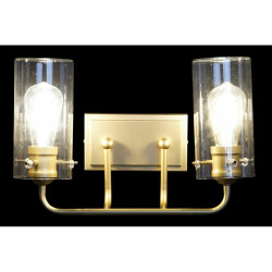 Lámpara de Pared DKD Home Decor Cristal Dorado Metal 220 V 50 W (41 x