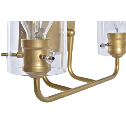 Lámpara de Pared DKD Home Decor Cristal Dorado Metal 220 V 50 W (41 x