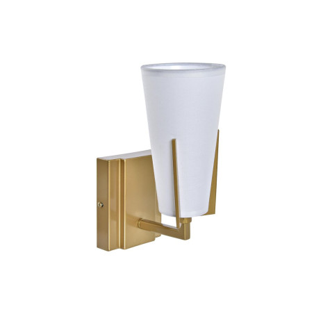 Lámpara de Pared DKD Home Decor 25W Dorado Metal Poliéster Blanco 22