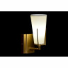 Lámpara de Pared DKD Home Decor 25W Dorado Metal Poliéster Blanco 22