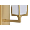 Lámpara de Pared DKD Home Decor 25W Dorado Metal Poliéster Blanco 22