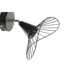 Lámpara de Pared DKD Home Decor Negro Metal 50 W 220 V Urbano 21 x 22