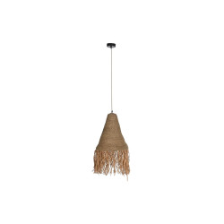 Lámpara de Techo DKD Home Decor Natural Hierro 50 W Jute (44 x 44 x 6