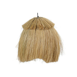 Lámpara de Techo DKD Home Decor Natural Metal 40 W Jute (45 x 45 x 55