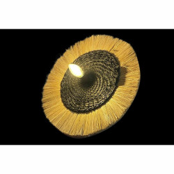 Lámpara de Pared DKD Home Decor Natural Negro Colonial Hierro 220 V 2