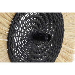 Lámpara de Pared DKD Home Decor Natural Negro Colonial Hierro 220 V 2