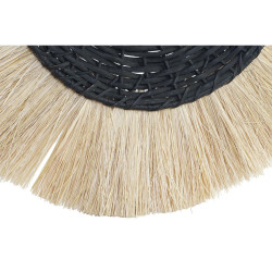 Lámpara de Pared DKD Home Decor Natural Negro Colonial Hierro 220 V 2