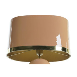 Lámpara de mesa DKD Home Decor Rosa Dorado Metal Hierro 50 W (37 x 21