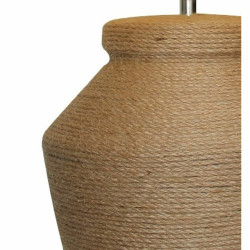 Lámpara de mesa DKD Home Decor Marrón Beige Cuerda Dolomita 25 W 50