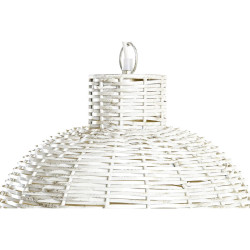 Lámpara de Techo DKD Home Decor 38 x 28 x 24 cm Dorado Blanco Hierro