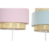 Lámpara de Pie DKD Home Decor 38 x 38 x 154 cm Rosa Metal Verde 220 V