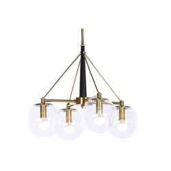 Lámpara de Techo DKD Home Decor 50 x 50 x 144 cm Cristal Dorado Metal