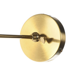 Lámpara de Pared DKD Home Decor Negro Dorado Metal 50 W Vintage 220 V