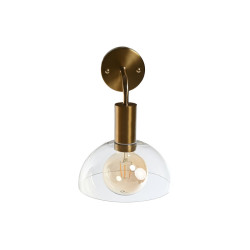 Lámpara de Pared DKD Home Decor Dorado Metal Cristal 50 W Moderno 220