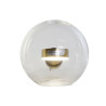Lámpara de Pared DKD Home Decor Cristal Dorado Metal Moderno 20 x 25
