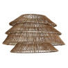 Pantalla de Lámpara DKD Home Decor Natural Yute Jute 50 x 50 x 30 cm