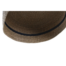 Pantalla de Lámpara DKD Home Decor Natural Hierba marina 55 x 55 x 22