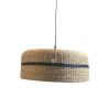 Pantalla de Lámpara DKD Home Decor Natural Hierba marina 55 x 55 x 22