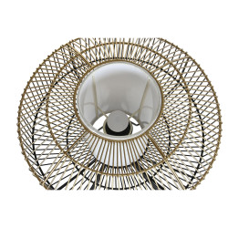 Lámpara de Pie DKD Home Decor Negro Dorado Hierro 50 W 220 V 39 x 39