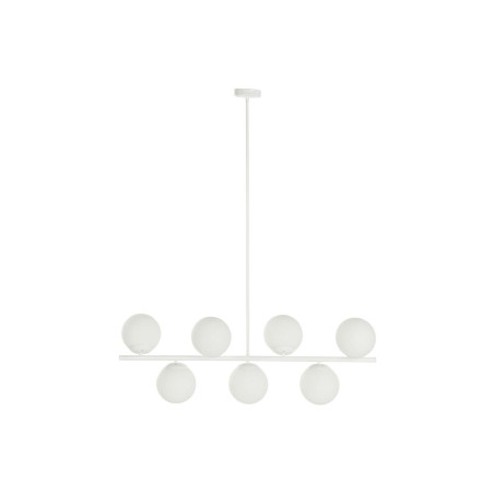 Lámpara de Techo DKD Home Decor 98 x 45 x 30 cm Cristal Metal Blanco