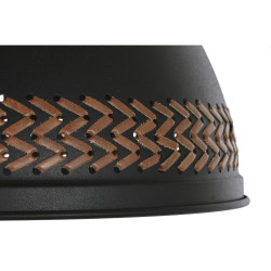 Lámpara de Techo DKD Home Decor Marrón Negro Crema Metal 50 W 39 x 3