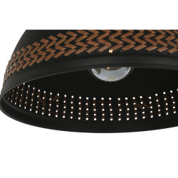 Lámpara de Techo DKD Home Decor Marrón Negro Crema Metal 50 W 39 x 3