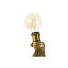 Aplique de Pared Home ESPRIT Dorado Resina 50 W Moderno 220 V 51 x 20