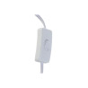 Lámpara de mesa Home ESPRIT Blanco Beige Metal Porcelana 25 W 220 V 2