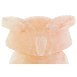 Lámpara de mesa DKD Home Decor Rosa Sal Acacia 15 W 220 V 14 x 14 x 1