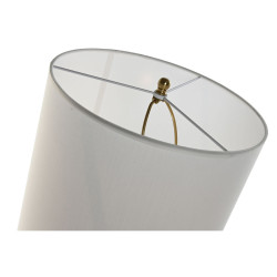 Lámpara de mesa Home ESPRIT Blanco Dorado Hierro 50 W 220 V 35 x 35 x