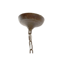 Lámpara de Techo Home ESPRIT Blanco Bronce Hierro Abeto 40 W 63 x 63