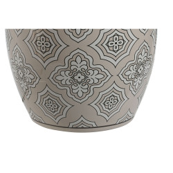 Lámpara de mesa Home ESPRIT Blanco Beige Cerámica 50 W 220 V 43,5 x