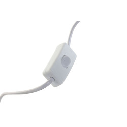 Lámpara de mesa Home ESPRIT Blanco Beige Metal 25 W 220 V 20 x 20 x 4