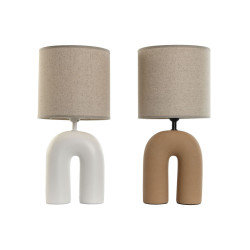 Lámpara de mesa Home ESPRIT Blanco Terracota 220 W 60 V 24 x 24 x 50