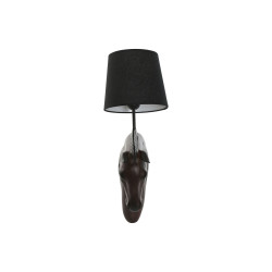 Lámpara de Pared Home ESPRIT Negro Marrón oscuro Colonial Caballo 22
