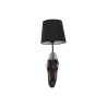 Lámpara de Pared Home ESPRIT Negro Marrón oscuro Colonial Caballo 22