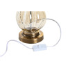 Lámpara de mesa Home ESPRIT Blanco Beige 28 x 28 x 46 cm (2 Unidades)
