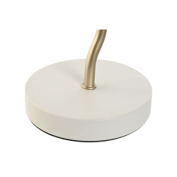 Lámpara de mesa Home ESPRIT Blanco Dorado Lino Metal 50 W 220 V 36 x