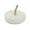 Lámpara de mesa Home ESPRIT Blanco Dorado Lino Metal 50 W 220 V 36 x