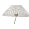 Lámpara de mesa Home ESPRIT Blanco Dorado Lino Metal 50 W 220 V 36 x