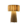 Lámpara de mesa Home ESPRIT Marrón Metal Rafia 50 W 220 V 27 x 27 x