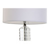 Lámpara de mesa Home ESPRIT Blanco Cristal 50 W 220 V 25 x 25 x 42 cm