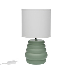 Lámpara de mesa Versa Verde Cerámica 40 W 17 x 32,2 cm