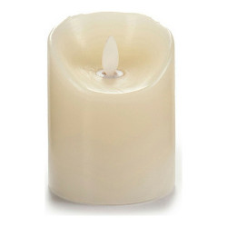 Vela LED Crema 8 x 8 x 10 cm 10 x 11,5 x 10 cm